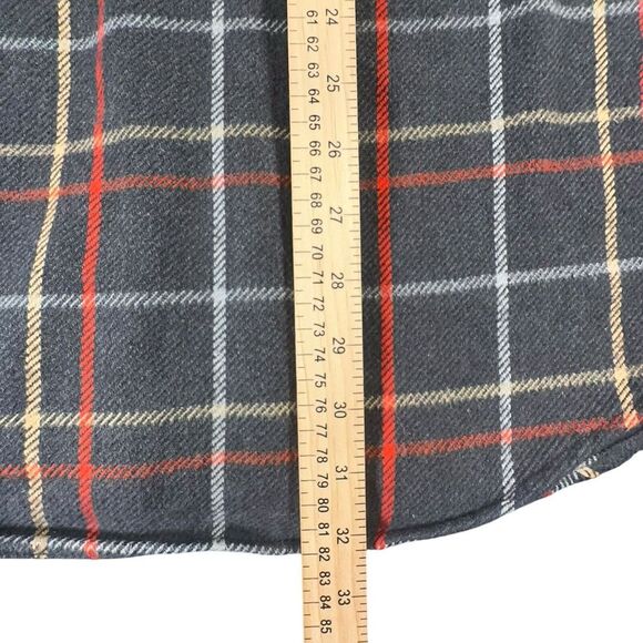 St. John's Bay Shirt Men L Plaid Flannel Chore Jacket Shacket Button Up Cotton - Picture 3 of 10